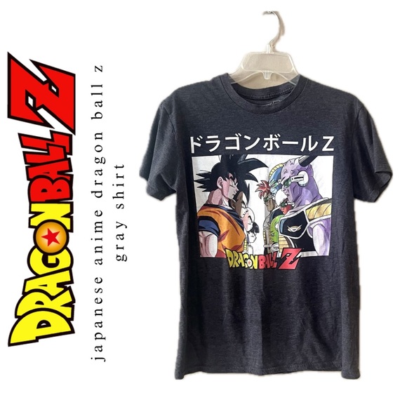 (women) dragon ball z • gray oversized tee shirt goku - Picture 1 of 8